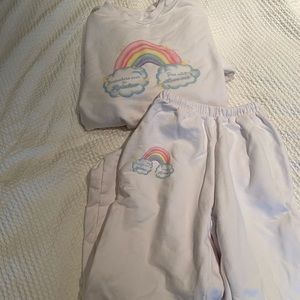 Heavy manners sweat suit